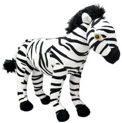 Wild Planet mīkstā rotaļlieta Zebra 30cm cena un informācija | Mīkstās (plīša) rotaļlietas | 220.lv