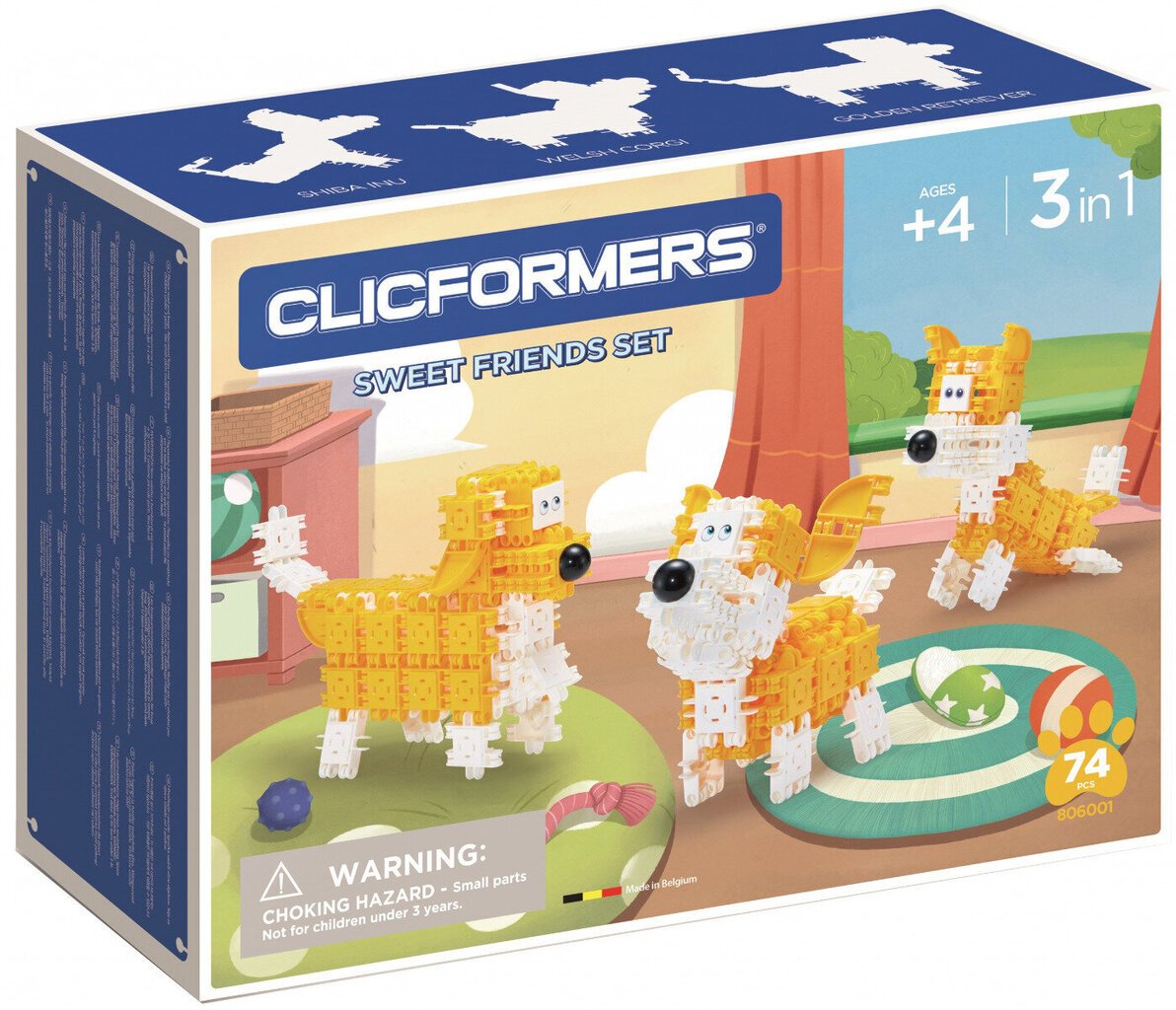 Konstruktors Clicformers Dārgie draugi 3/1 cena un informācija | Konstruktori | 220.lv