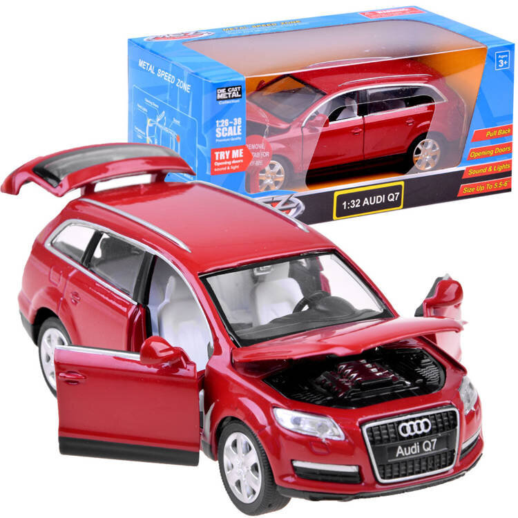 Metāla automašīna - Audi Q7 цена и информация | Rotaļlietas zēniem | 220.lv