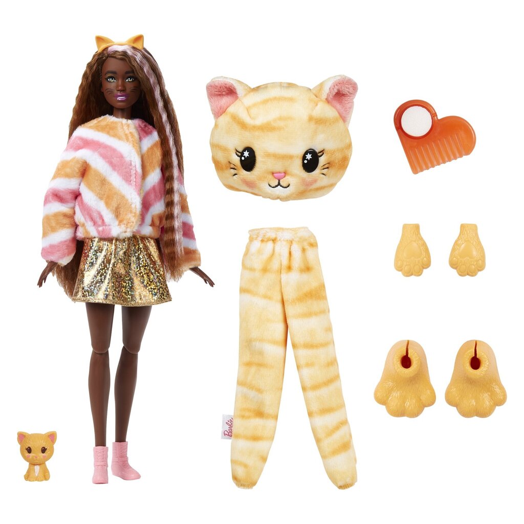 Barbie Cutie Reveal lelle Kaķēns cena un informācija | Rotaļlietas meitenēm | 220.lv