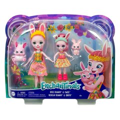 Набор игровой Enchantimals Сестрички с питомцами Бри и Беделия Кроля HCF84 цена и информация | Игрушки для девочек | 220.lv