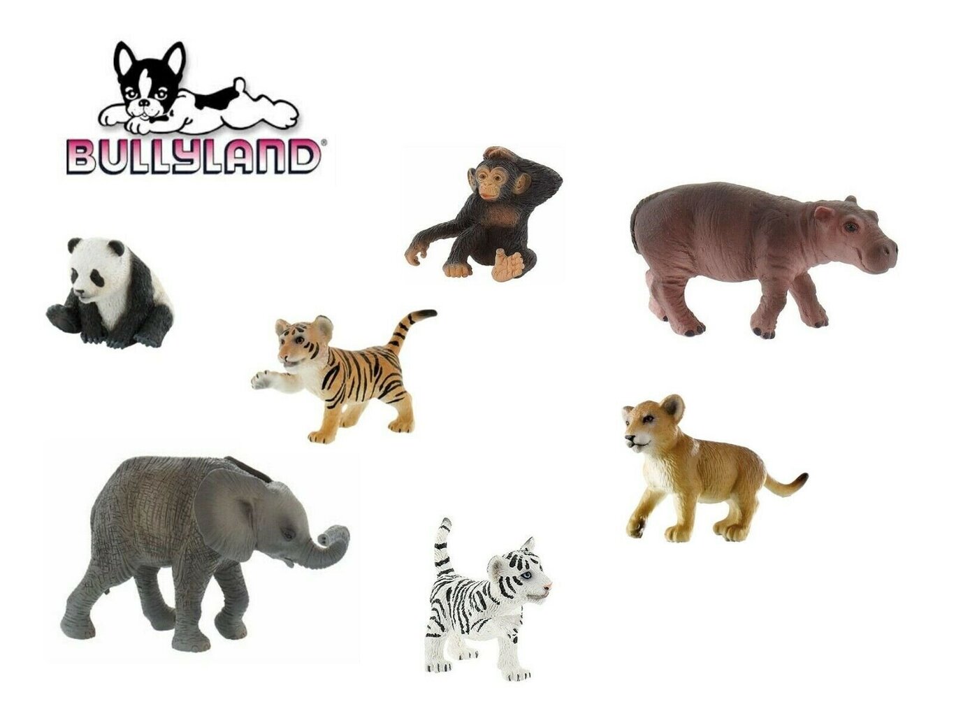 Figūras Bullyland 63023 Display - Wild Life Tiere, 7 fach sortiert, 26 Stk. im Display цена и информация | Galda spēles | 220.lv