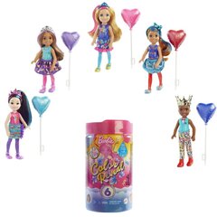 Куклы-сюрпризы Barbie® Chelsea Color Reveal на тему вечеринок GTT26 цена и информация | Игрушки для девочек | 220.lv