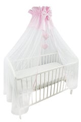 Bērnu gultiņas nojume MyBaby, rozā 165x500 cena un informācija | Citi piederumi mēbelēm | 220.lv