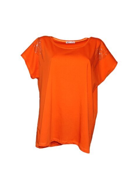 T-krekls sievietēm, oranža krāsa cena un informācija | T-krekli sievietēm | 220.lv