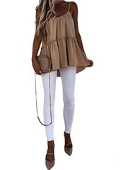 Блузка для женщин New collection, коричневая цена и информация | Женские блузки, рубашки | 220.lv