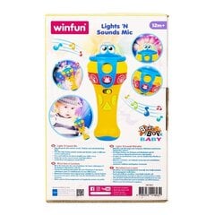 Muzikālā rotaļlieta Mikrofons Winfun 12m+ cena un informācija | Rotaļlietas zīdaiņiem | 220.lv