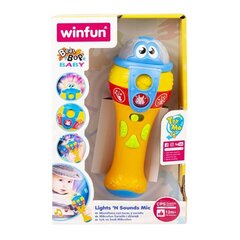 Музыкальная игрушка Микрофон Winfun 12м+ цена и информация | Игрушки для малышей | 220.lv