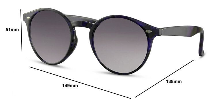 Apaļas saulesbrilles Label L2549 cena un informācija | Saulesbrilles sievietēm | 220.lv