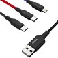 Dudao 3in1, USB - Lightning, 38 cm цена и информация | Savienotājkabeļi | 220.lv