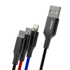 Dudao 3in1, USB - Lightning, 38 cm cena un informācija | Savienotājkabeļi | 220.lv