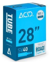Velosipēda kamera ACID 28" Road Super Lite SV 40 mm 28/32-622/630 cena un informācija | Velo riepas, kameras | 220.lv