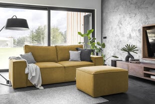 Dīvāns NORE Silla, dzeltens cena un informācija | Dīvāni | 220.lv
