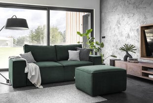 Dīvāns NORE Silla, tumši zaļš cena un informācija | Dīvāni | 220.lv