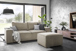 Dīvāns NORE Silla, gaišas smilškrāsas cena un informācija | Dīvāni | 220.lv