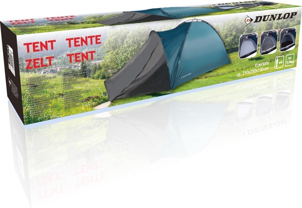 Telts Dunlop 4, zila цена и информация | Teltis | 220.lv
