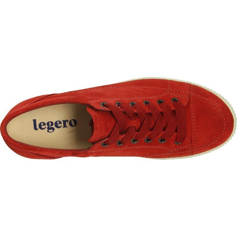 Sarkanas lielas zamšādas botas sievietēm Legero цена и информация | Sporta apavi sievietēm | 220.lv
