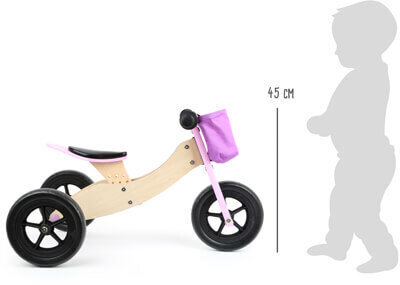 Balansa velosipēds, Training Bike-Trike 2-in-1 Pink Maxi - SF цена и информация | Balansa velosipēdi | 220.lv