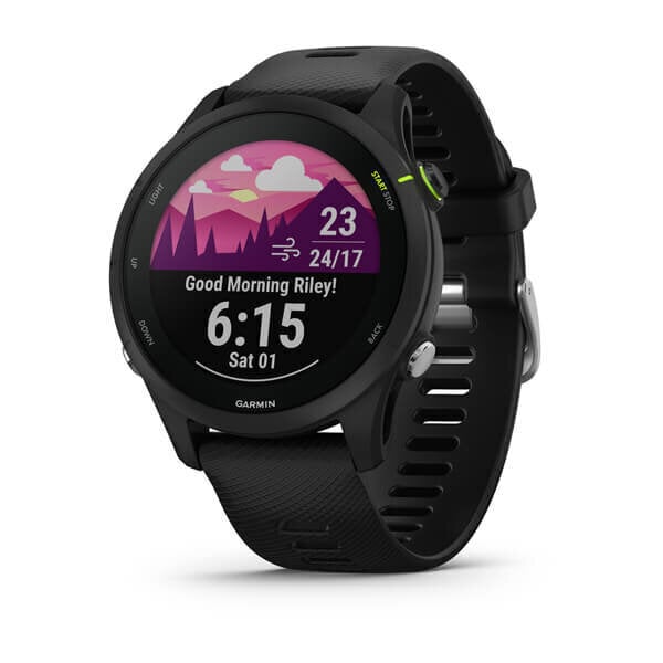 Garmin Forerunner 255, MUSIC, Black (010-02641-30) cena un informācija | Viedpulksteņi (smartwatch) | 220.lv