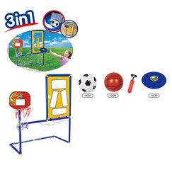 Набор для баскетбола, футбола и фрисби 3 в 1 цена и информация | Игрушки для мальчиков | 220.lv