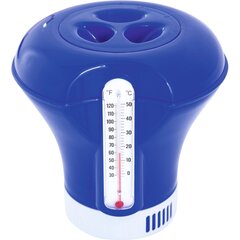 Плавающий дозатор химикатов с термометром Bestway Flowclear, разных цветов цена и информация | Аксессуары для бассейнов | 220.lv
