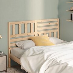 Изголовье кровати, 126x4x100см, коричневое цена и информация | Кровати | 220.lv