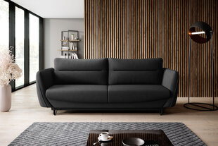 Dīvāns NORE Silva, melns cena un informācija | Dīvāni | 220.lv
