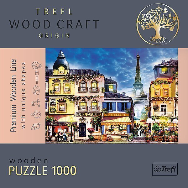 Koka puzle Trefl Francijas ieleja, 1000 d. cena un informācija | Puzles, 3D puzles | 220.lv