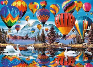 Koka puzle Trefl Krāsaini baloni, 1000 d. cena un informācija | Puzles, 3D puzles | 220.lv
