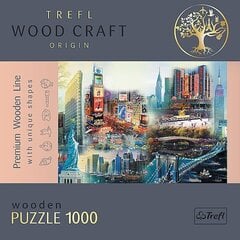Koka puzle Trefl Ņujorka, 1000 d. cena un informācija | Puzles, 3D puzles | 220.lv