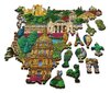 Koka puzle Trefl Francija, 1000 d. cena un informācija | Puzles, 3D puzles | 220.lv