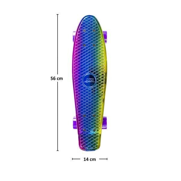 Skrituļdēlis Nils Extreme Pennyboard PNB01, 56x14 cm, zils cena un informācija | Skrituļdēļi | 220.lv