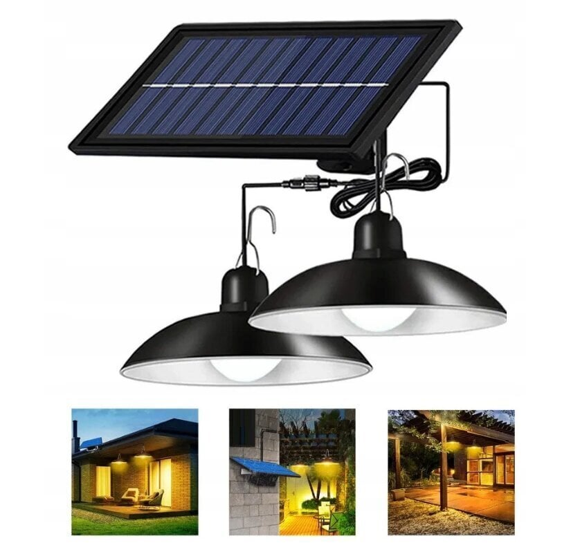 Dārza lampas ar saules bateriju un tālvadības pulti cena un informācija | Āra apgaismojums | 220.lv