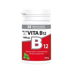 Таблетки Vita B12  цена и информация | Витамины, пищевые добавки, препараты для хорошего самочувствия | 220.lv