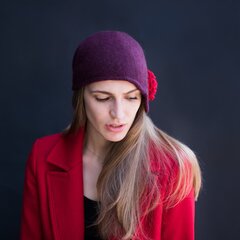 Art of Polo Cepure | sarkans, klarete cz19318-5 cena un informācija | Sieviešu cepures | 220.lv