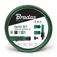 Набор для полива с садовым шлангом Bradas SPRINT 1/2" - 20 м цена и информация | Оборудование для полива | 220.lv