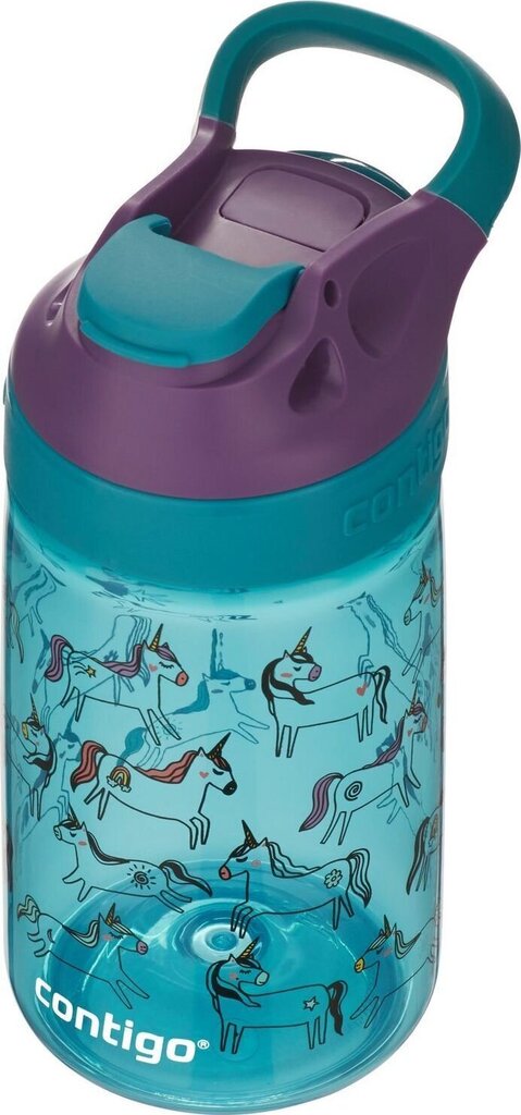 Bērnu pudele, Contigo Gizmo Sip, 420 ml, Unicorn Eggplant , 2136791 cena un informācija | Ūdens pudeles | 220.lv