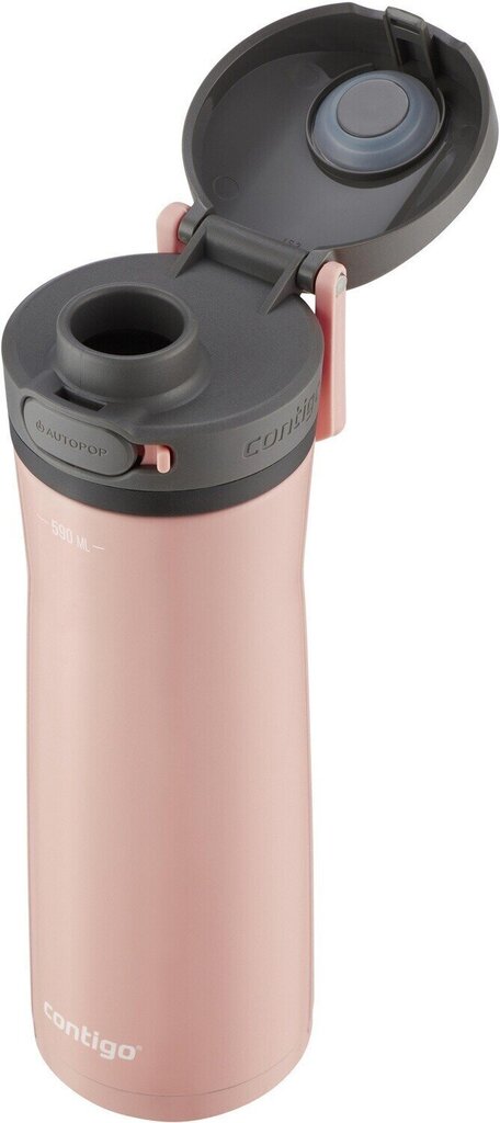 Ūdens pudele, Contigo JACKSON CHILL 2.0 SS PINK LEMO, 590 ml, 2156482 cena un informācija | Ūdens pudeles | 220.lv