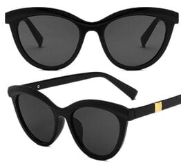 Женские солнцезащитные очки кошачий глаз O091, черные цена и информация | Женские солнцезащитные очки | 220.lv
