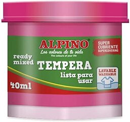 Guaša tempera Alpino, 40ml, purpursarkana cena un informācija | Modelēšanas un zīmēšanas piederumi | 220.lv