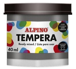 Гуашь темпера Alpino, 40 мл, черная цена и информация | Принадлежности для рисования, лепки | 220.lv