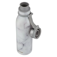 Бутылка для воды Contigo Matterhorn Couture Thermal Bottle - White Marble 2104548, 590 мл цена и информация | Фляги для воды | 220.lv