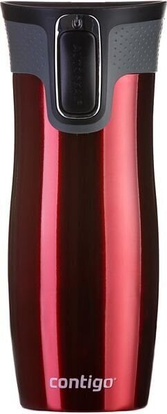 Termokrūze, Contigo West loop, 470 ml, Red, 2095849 cena un informācija | Termosi, termokrūzes | 220.lv