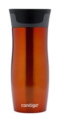 Termokrūze, Contigo West loop, 470 ml, Tangerine, 2095850 cena un informācija | Termosi, termokrūzes | 220.lv