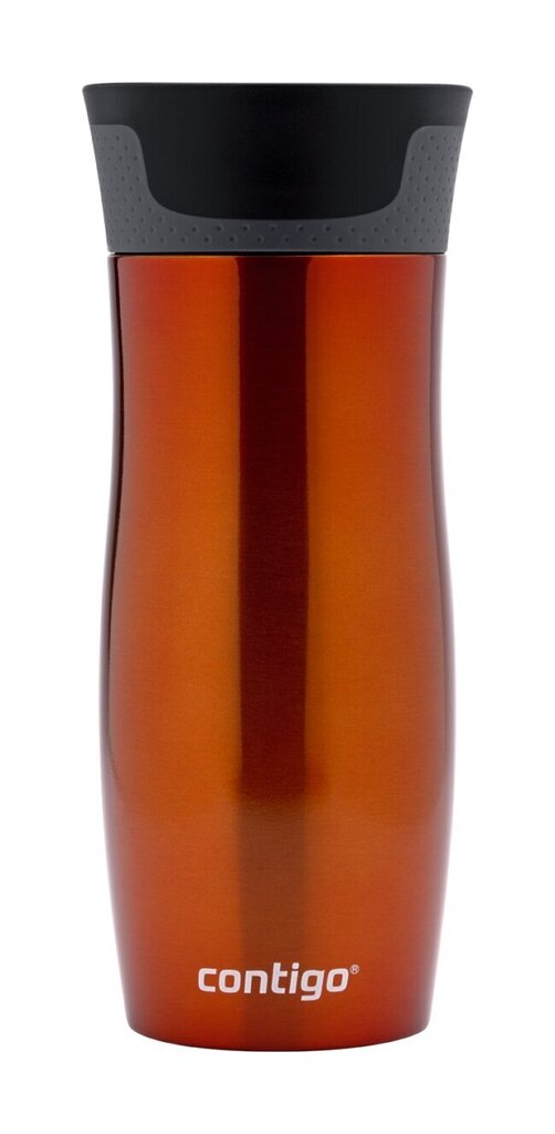 Termokrūze, Contigo West loop, 470 ml, Tangerine, 2095850 цена и информация | Termosi, termokrūzes | 220.lv