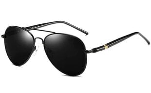 Vīriešu saulesbrilles D3, melnas цена и информация | Солнцезащитные очки для мужчин | 220.lv