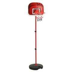 vidaXL bērnu basketbola komplekts, regulējams, 160 cm цена и информация | Баскетбольные стойки | 220.lv
