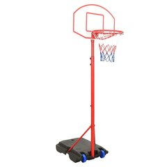 vidaXL basketbola komplekts, regulējams, 200-236 cm, pārvietojams cena un informācija | Basketbola statīvi | 220.lv