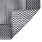 vidaXL āra paklājs, melns, 140x200 cm, PP цена и информация | Paklāji | 220.lv