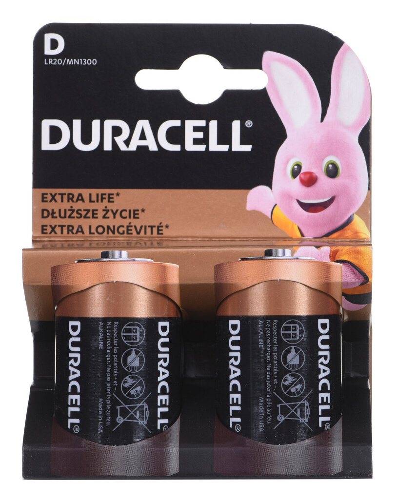 Duracell MN1300 Single-use battery D Alkaline цена и информация | Akumulatori videokamerām | 220.lv